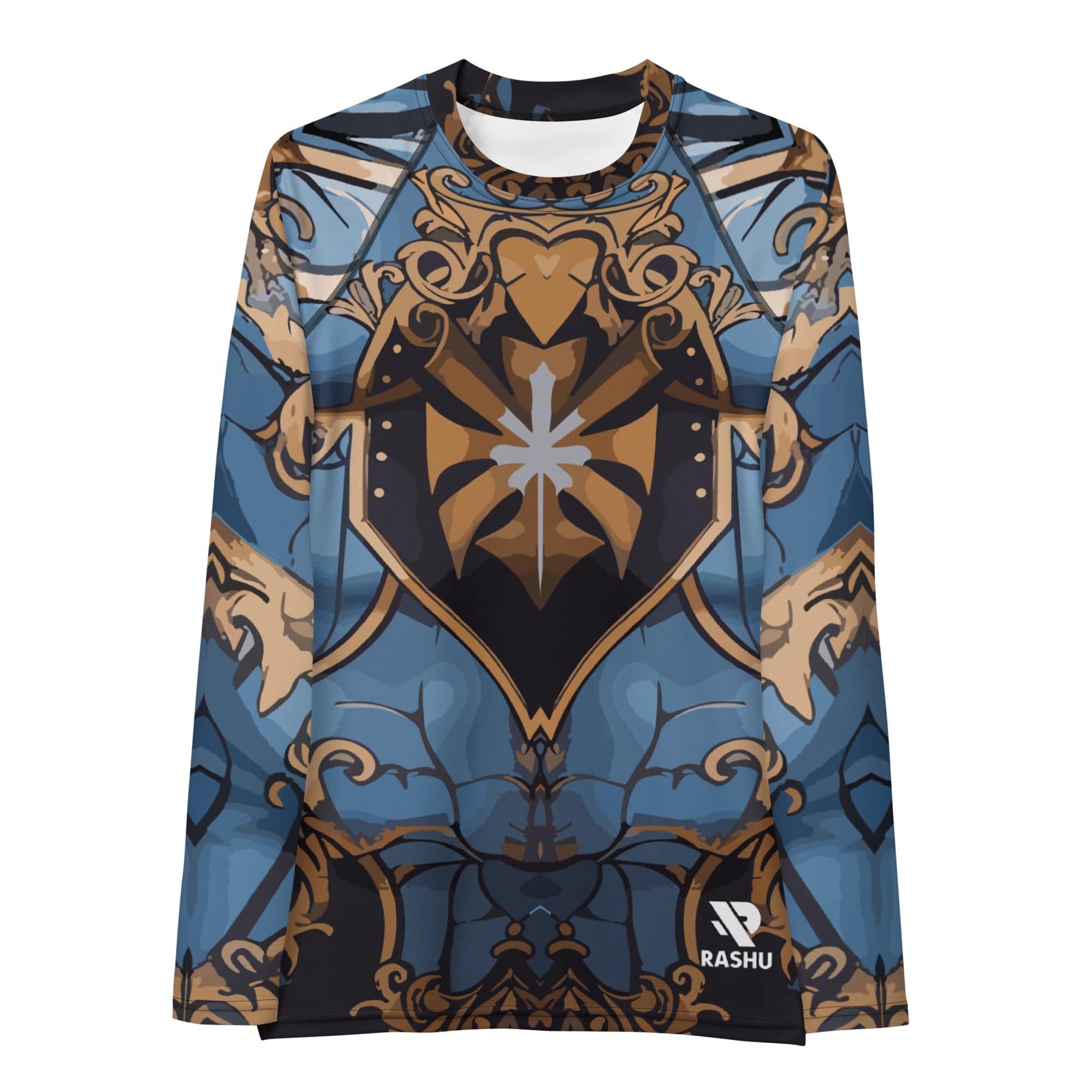 Rashguard Chevalier Azur - Femme Votre Rash Guard, Votre Mérite | Rashu