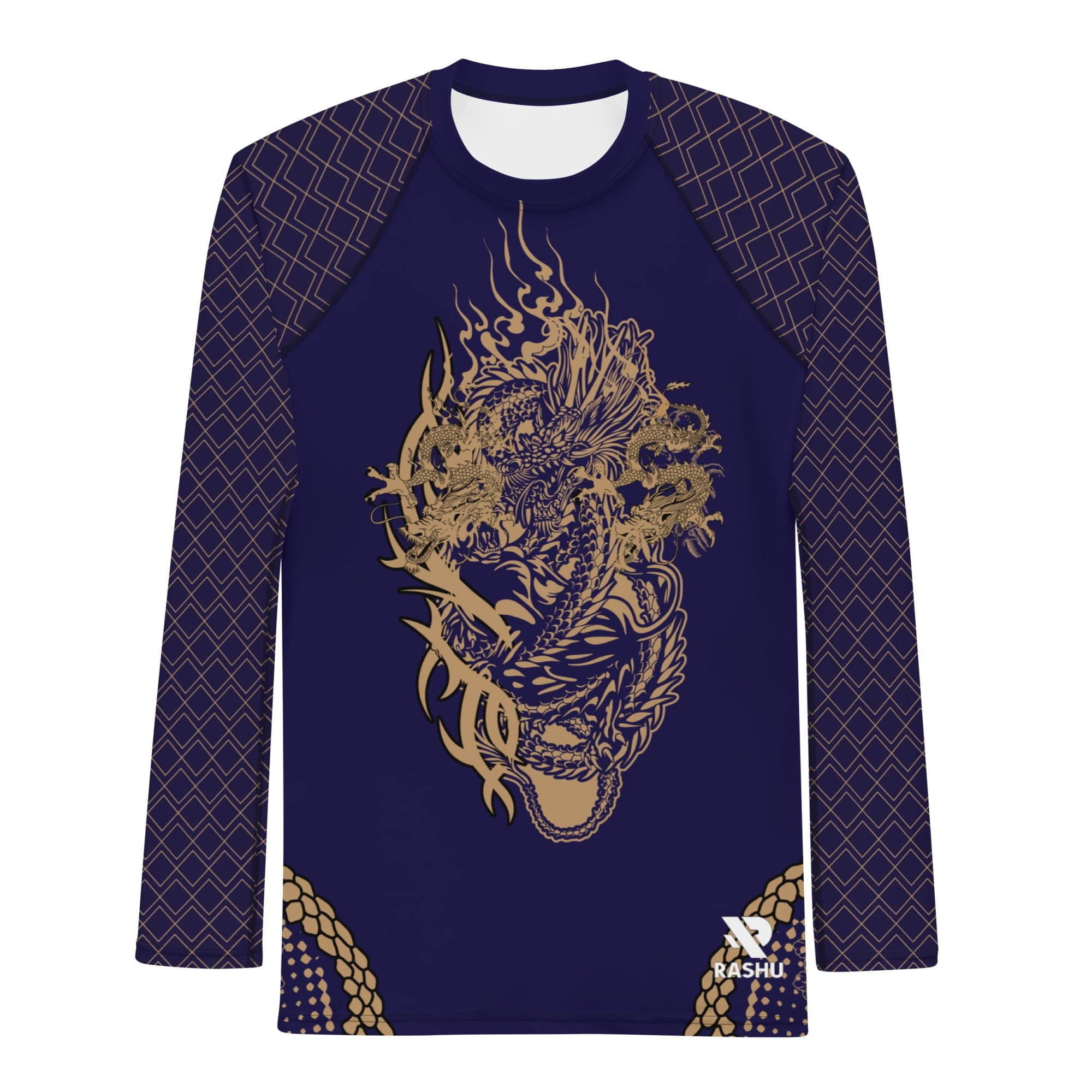 Rashguard Dragon Bleu Royal - Homme Rashu | Shop de Rash Guards Numéro 1