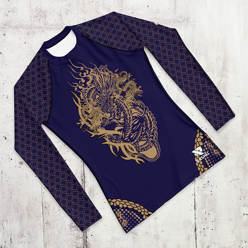 Rashguard Dragon Bleu Royal - Homme Rashu | Shop de Rash Guards Numéro 1