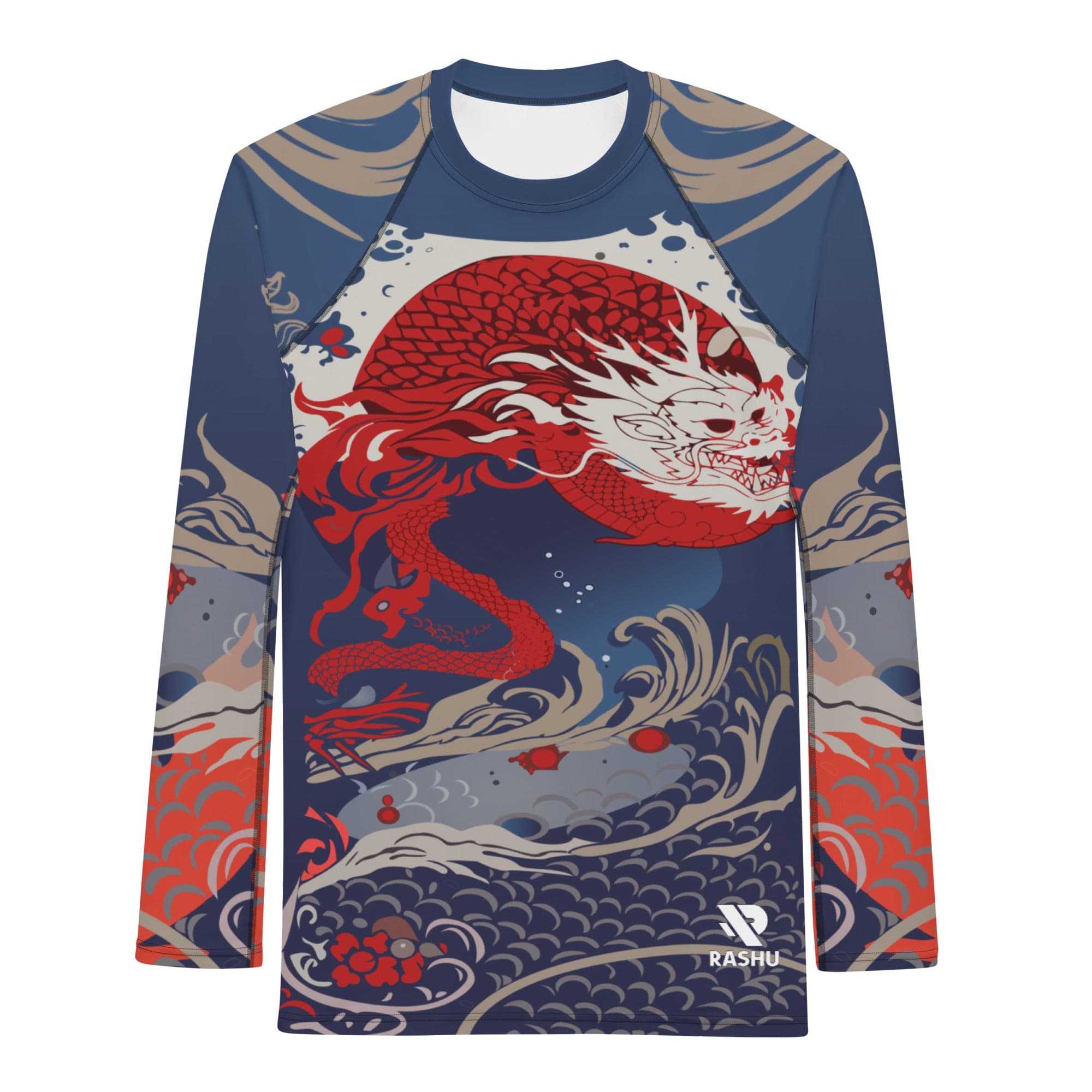 Rashguard Dragon Rouge - Homme Rashu | Shop de Rash Guards Numéro 1