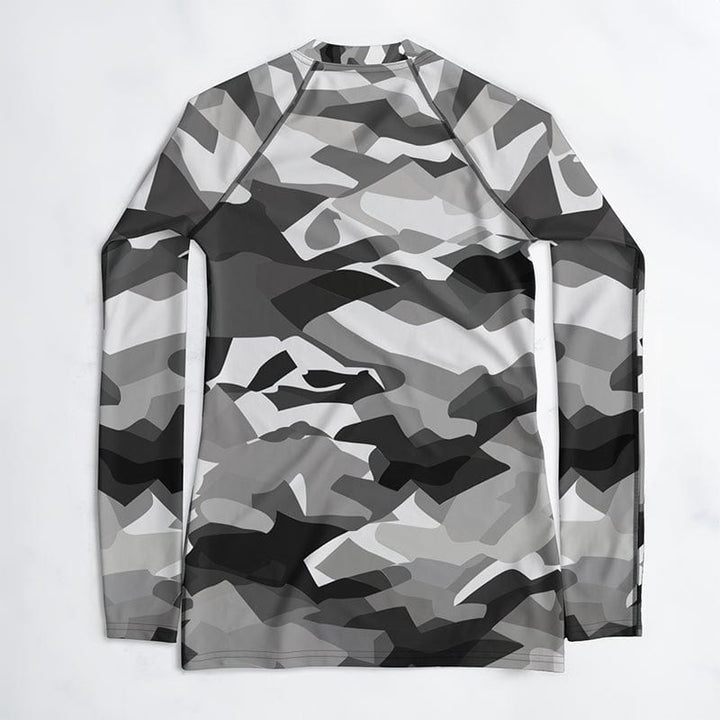 Rashguard Gris Camouflage - Femme Votre Rash Guard, Votre Mérite | Rashu