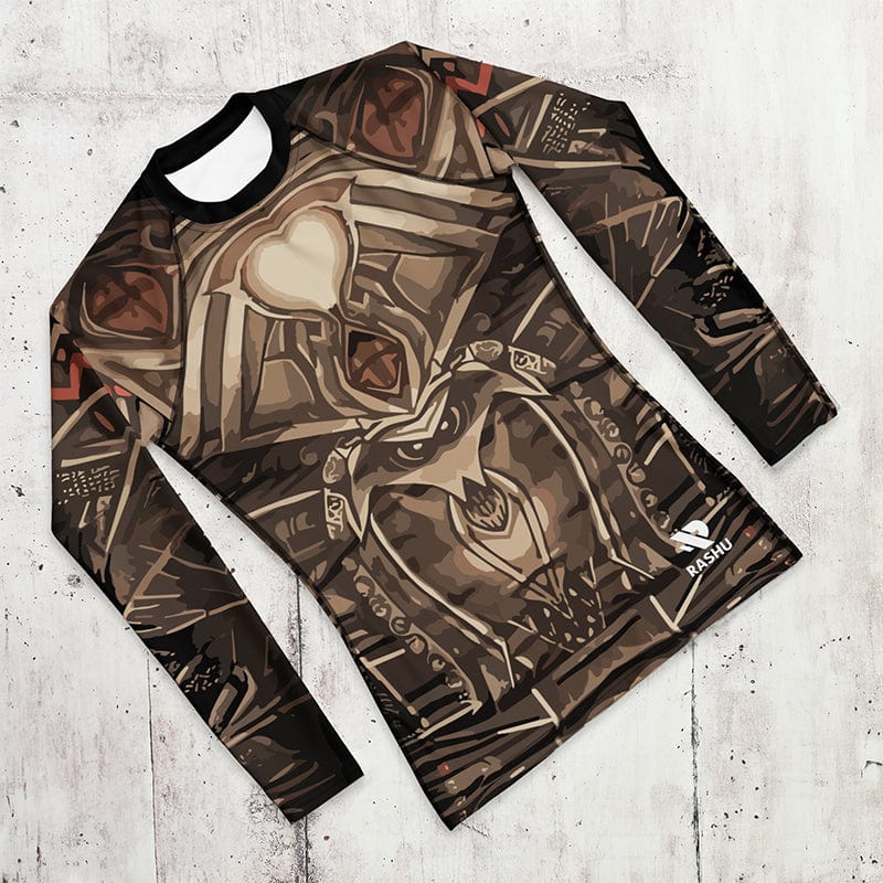 Rashguard Guerrier Sombre - Homme Votre Rash Guard, Votre Mérite | Rashu