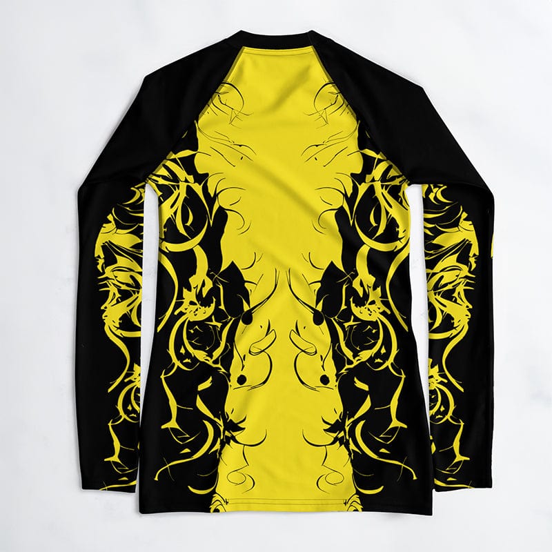 Rashguard Jaune Eclat Solaire - Femme Votre Rash Guard, Votre Mérite | Rashu