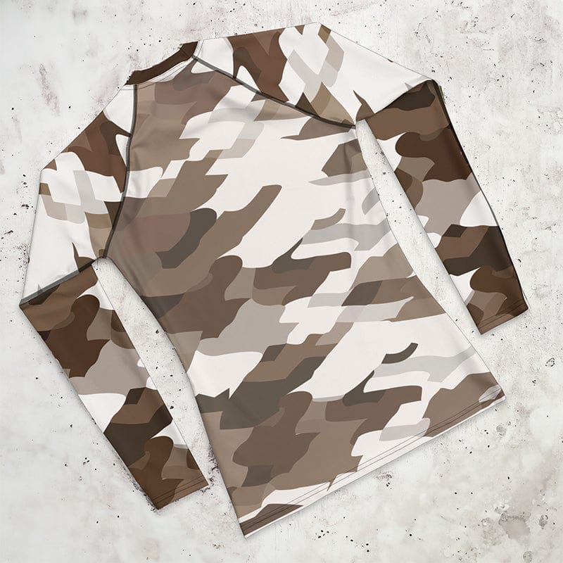 Rashguard Marron Camo - Homme Rashu | Shop de Rash Guards Numéro 1