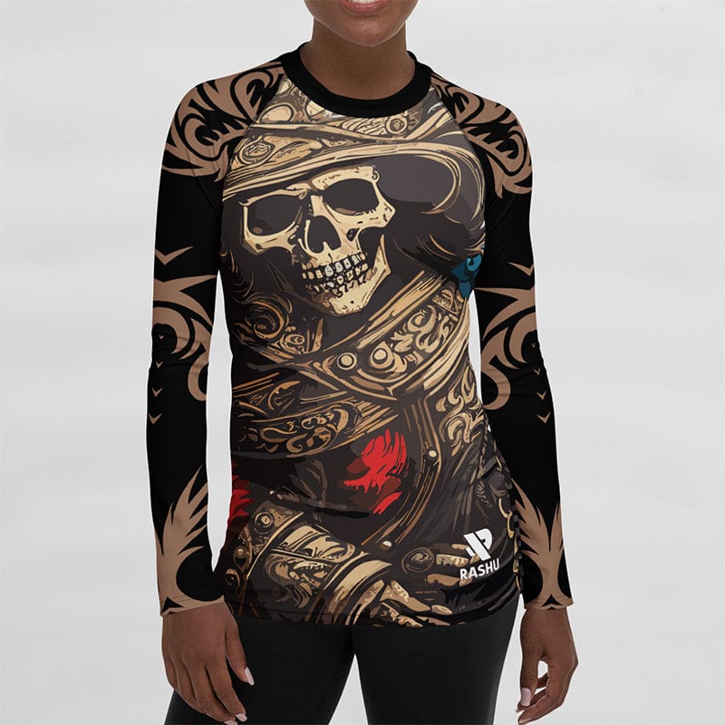 Rashguard Motif Pirate Ténébreux - Femme Votre Rash Guard, Votre Mérite | Rashu