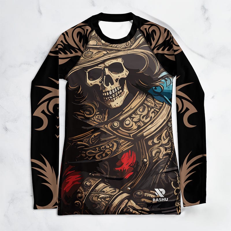 Rashguard Motif Pirate Ténébreux - Femme Votre Rash Guard, Votre Mérite | Rashu