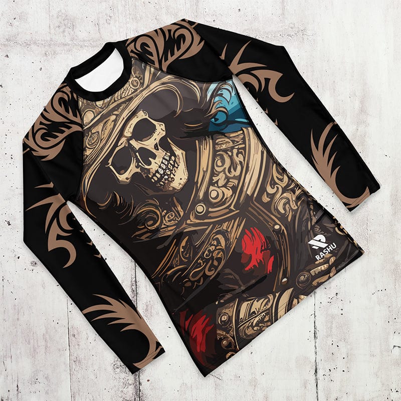 Rashguard Motif Pirate Ténébreux - Homme Votre Rash Guard, Votre Mérite | Rashu