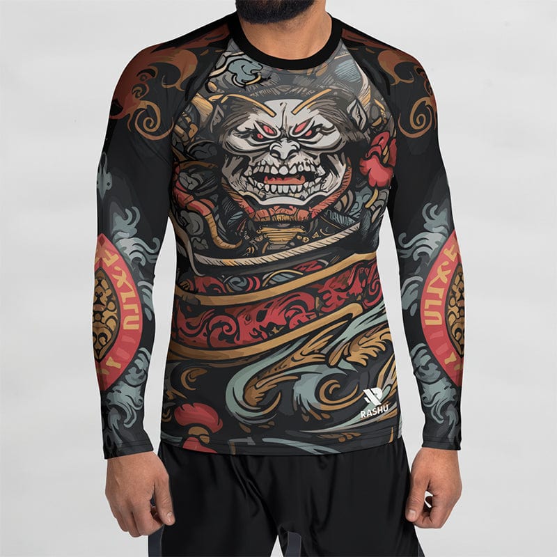 Rashguard Oni Tribale - Homme Votre Rash Guard, Votre Mérite | Rashu