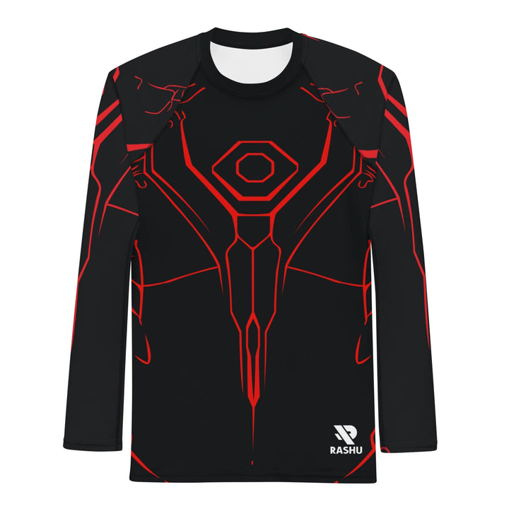 Rashguard Performance Rouge et Noir - Homme Votre Rash Guard, Votre Mérite | Rashu