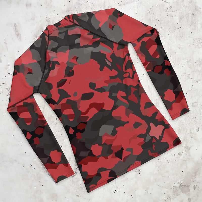 Rashguard Rouge Camouflage - Homme Rashu | Shop de Rash Guards Numéro 1