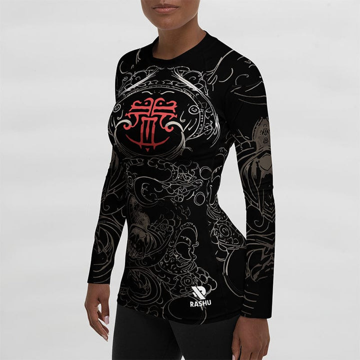 Rashguard Serpent Mythique - Femme Votre Rash Guard, Votre Mérite | Rashu