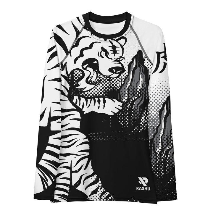 Rashguard Tigre Noir et Blanc - Femme Votre Rash Guard, Votre Mérite | Rashu