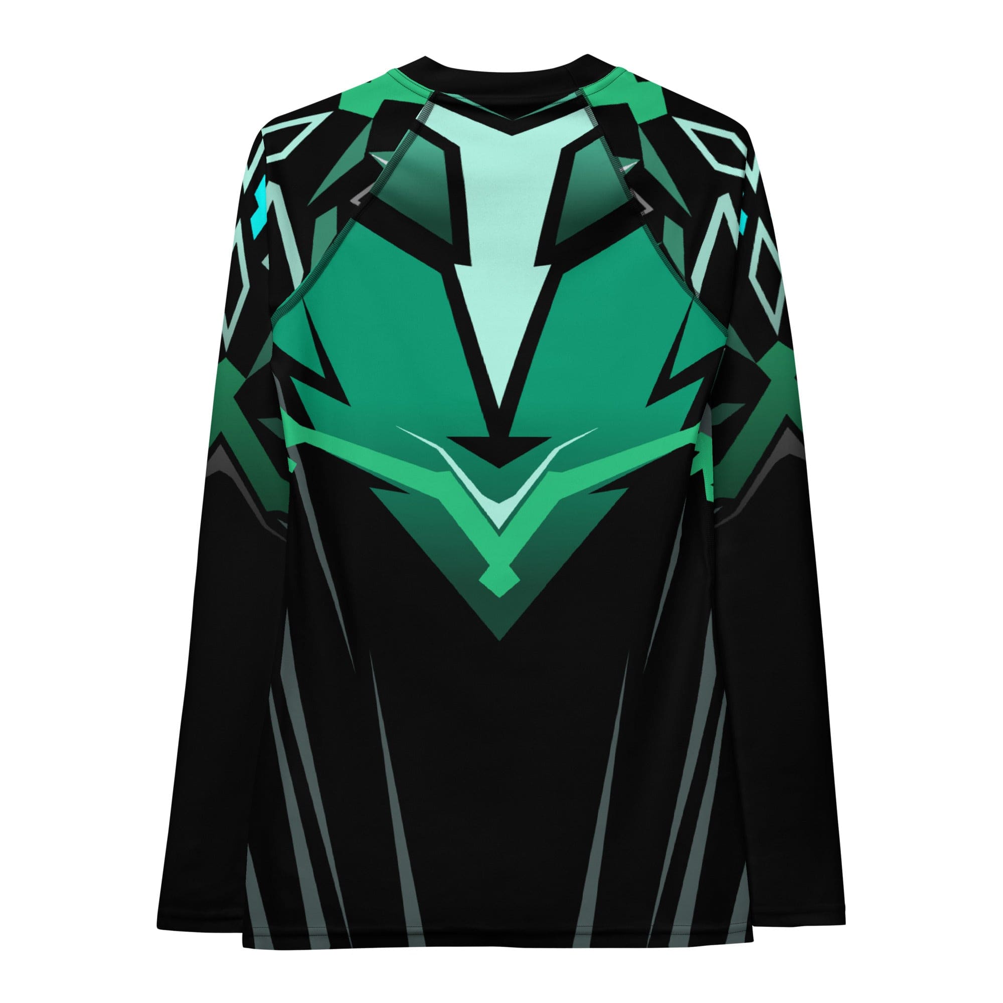 Rashguard Vert et Noir Électrique - Femme Votre Rash Guard, Votre Mérite | Rashu